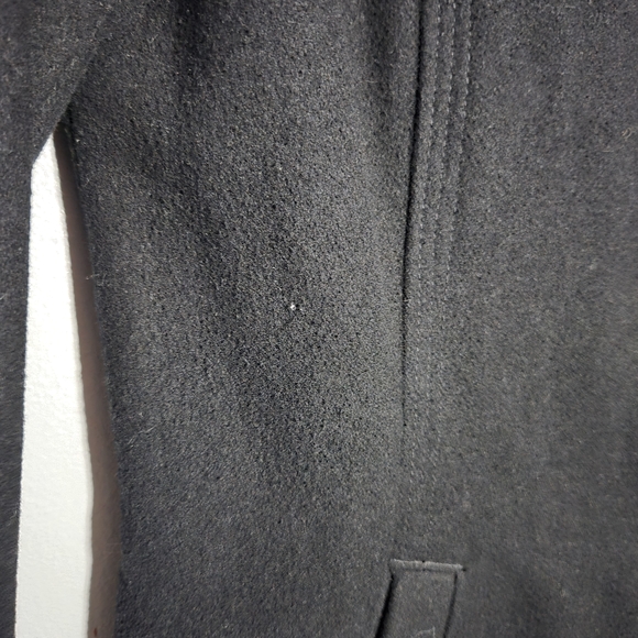 Banana Republic Wool Blend Peacoat – Black – Size Medium - Picture 5 of 10